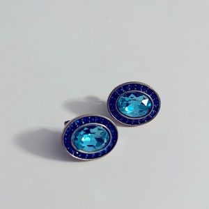 Heidi Daus Oval Crystal Earrings